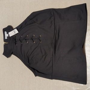 NWT New York & Company Black sleeveless Top
